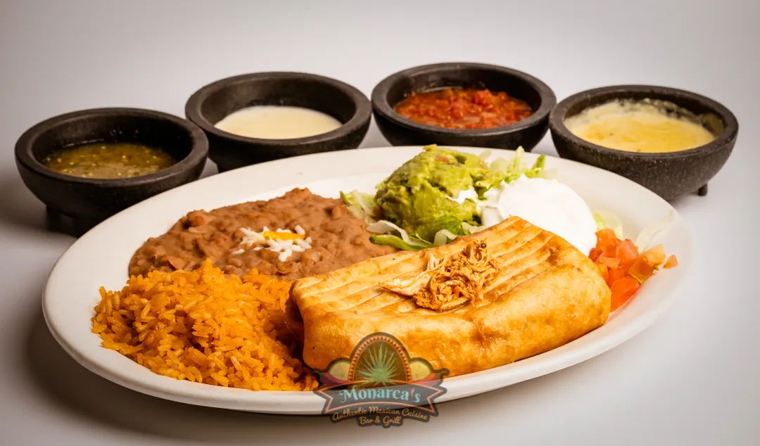 Grilled Shredded Beef Chimichangas 